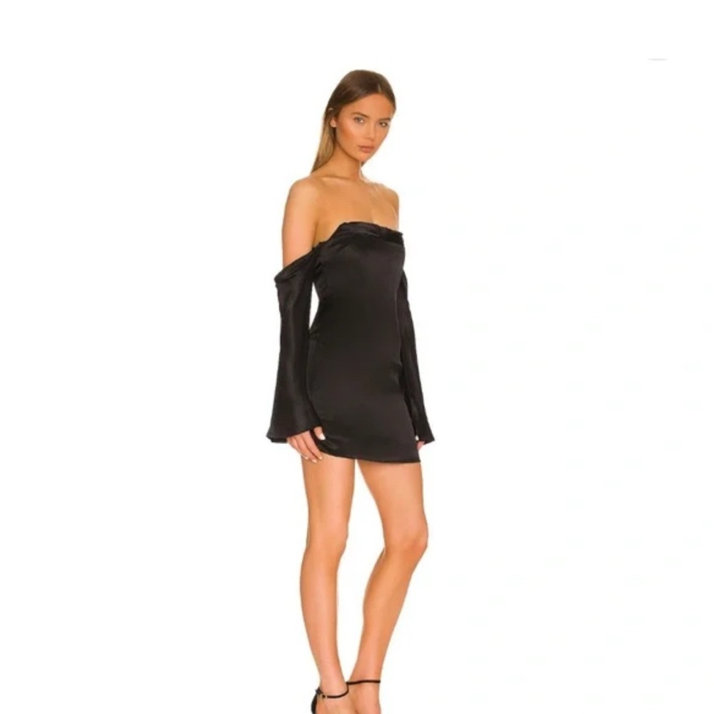 Camila Coelho Midnight Satin Gown